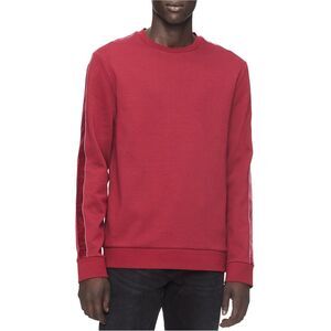Calvin Klein Mens Velvet Stripe Sleeve Pullover Sweater, NWT